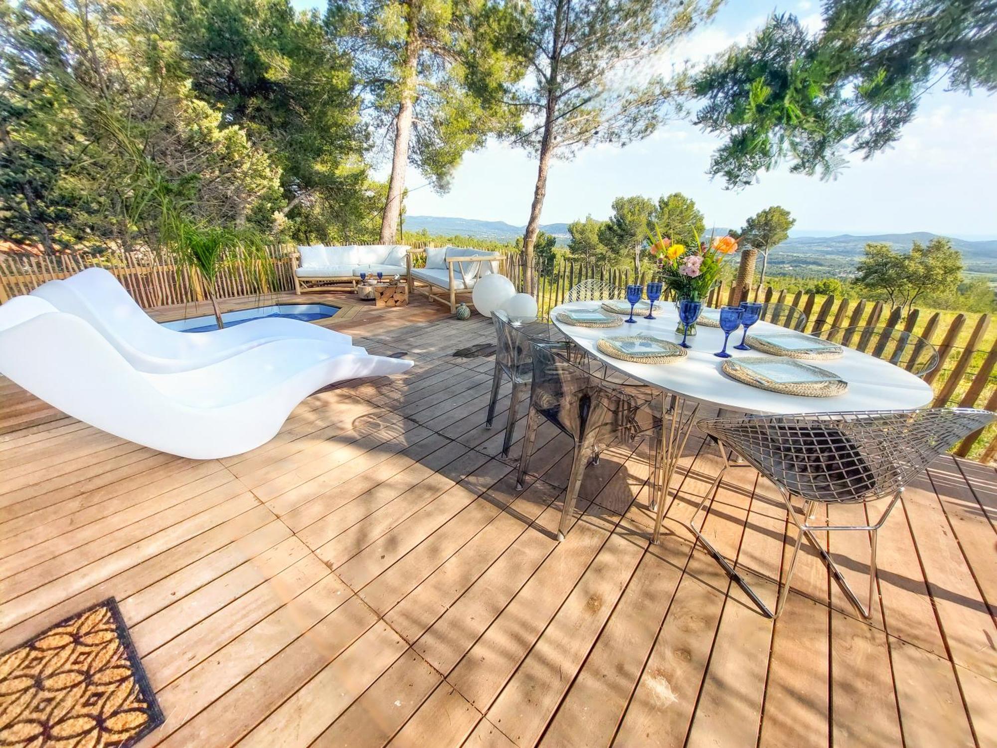 Chalet, Oasis Et Vue Mer,proxi Circuit Paul Ricard Campingplatz *